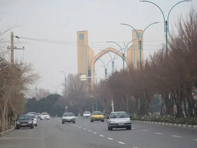 هشدار سطح نارنجی گرد و غبار در یزد