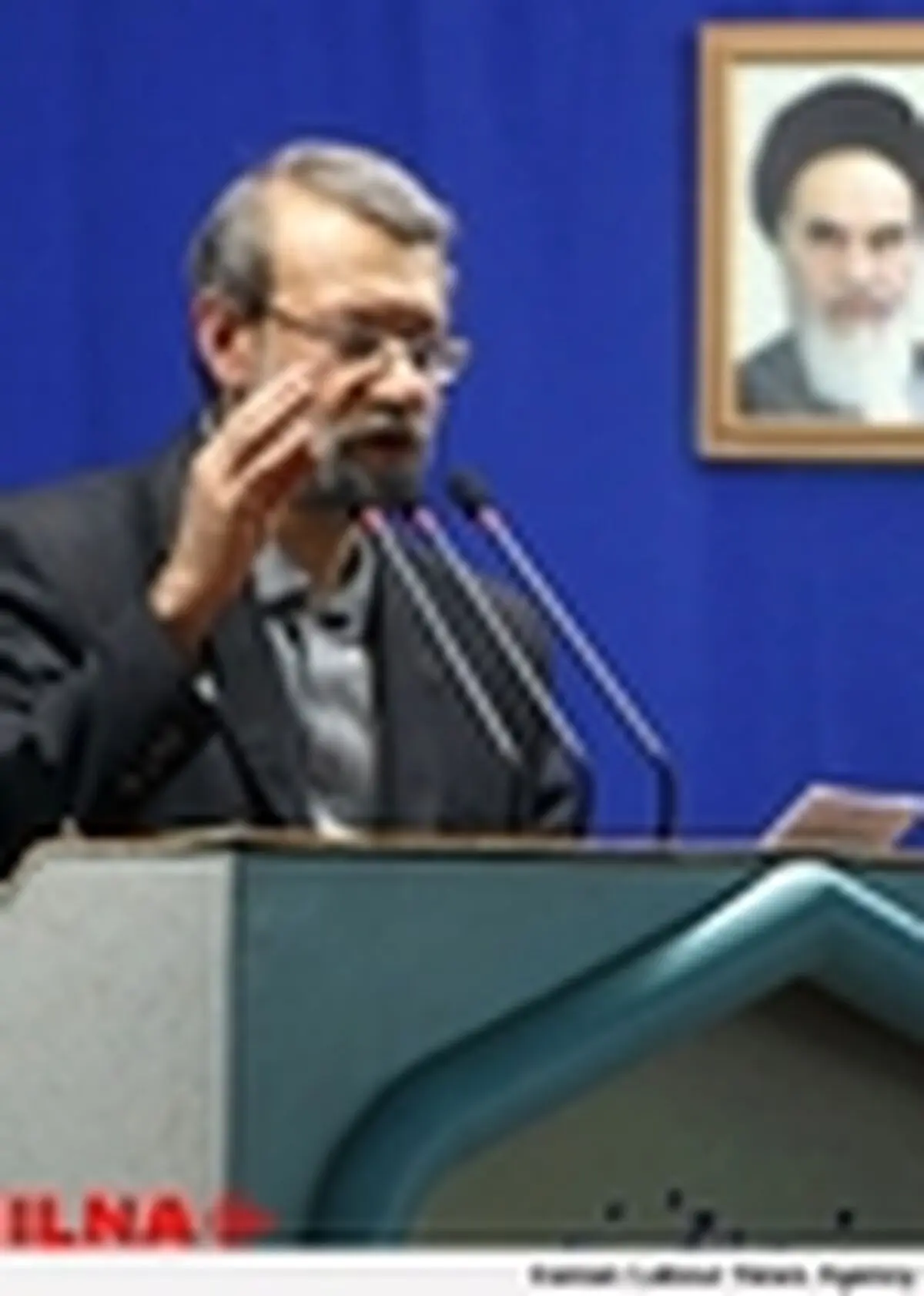 لاریجانی در افتتاحیه بیستمین نمایشگاه مطبوعات سخنرانی می‌کند