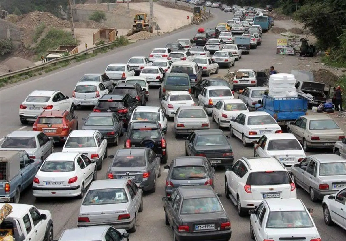 ترافیک سنگین در محورهای هراز و کندوان