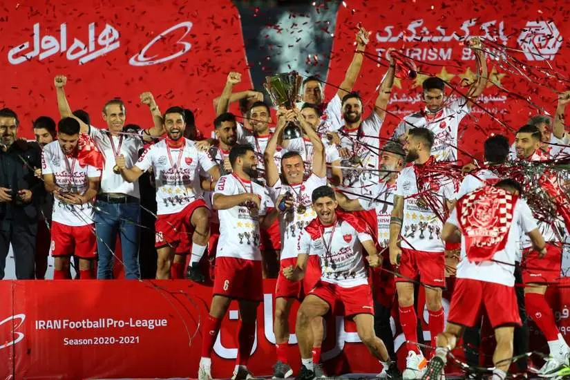 جشن قهرمانی پرسپولیس در لیگ بیستم