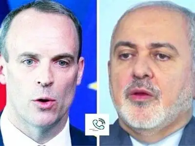 گفت‌وگوی تلفنی ظریف و دومنیک راب درباره همکاری‌های ایران و انگلیس 