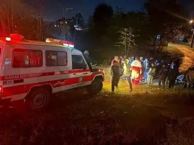 سقوط خودروی نیسان به دره در آستارا/ ۲ نفر جان باختند