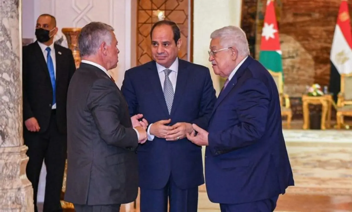 برگزاری نشست سه‌جانبه سران فلسطین، مصر و اردن