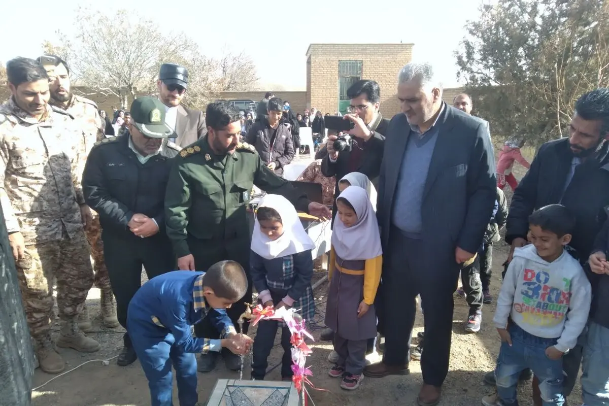 پایان پروژه آبرسانی روستای « یخک» تربت جام 