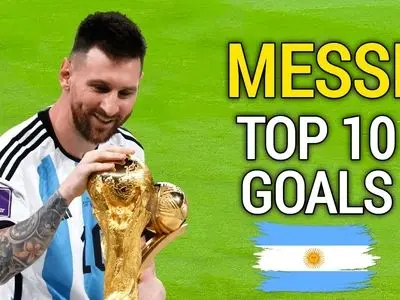 ویدئو: منتخب ۱۰ گل تماشایی مسی با پیراهن تیم ملی آرژانتین