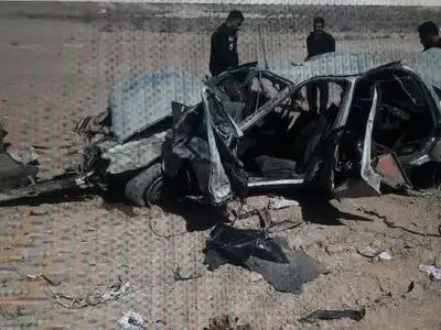 حادثه مرگبار پژو ۴۰۵ در محور سیرجان با ۱۲ سرنشین + فیلم