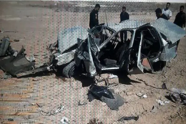 حادثه مرگبار پژو ۴۰۵ در محور سیرجان با ۱۲ سرنشین + فیلم