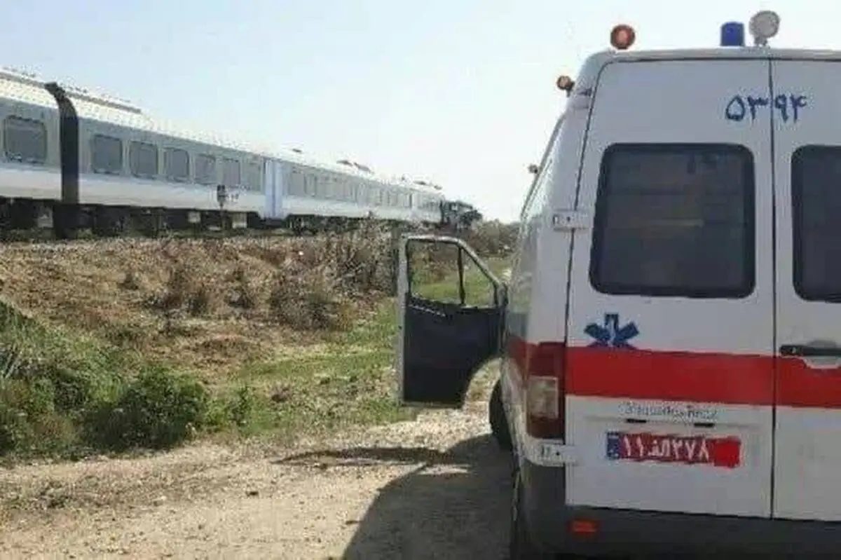 مرگ عابر ۱۸ ساله در برخورد با قطار