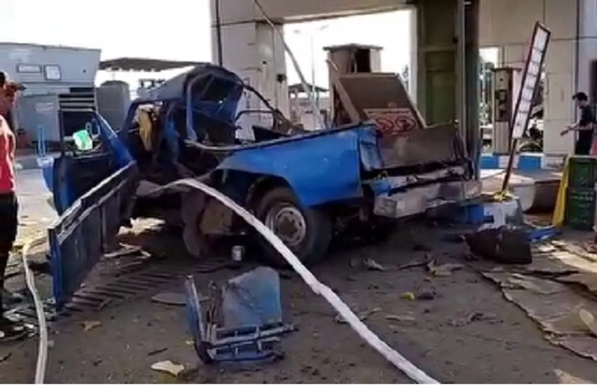 فوت و مجروح شدن ۳ نفر در انفجار کپسول گاز خودروی نیسان در بندرگز