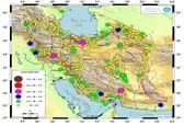 ایران بیش از ۹۰۰ بار لرزید