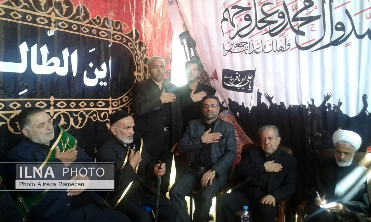 مراسم عزاداری شهادت امام حسین(ع) در مشهد اردهال برگزار شد