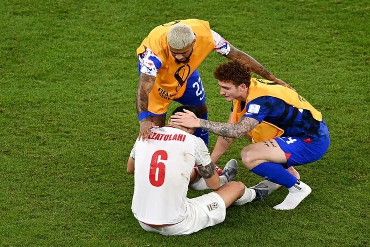 مصدومیت عزت‌اللهی در دیدار با ازبکستان