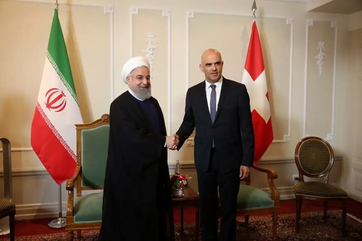 مذاکرات خصوصی روسای جمهوری ایران و سوئیس 