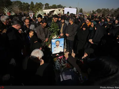 مراسم اولین سالگرد شهدای آتش نشان حادثه پلاسکو