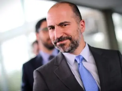 دارا خسروشاهی، مدیر عامل ایرانی‌تبار شرکت «اوبر» از جمله کارآفرینانی است که همراه دونالد ترامپ، رییس جمهور ایالات متحده به عربستان سعودی سفر کرده است + فیلم