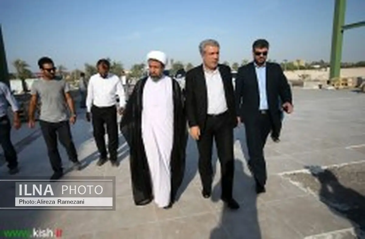 بازدید دکتر مونسان از روند ساخت مصلای کیش