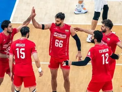 زمان بازی والیبال ایران - چک