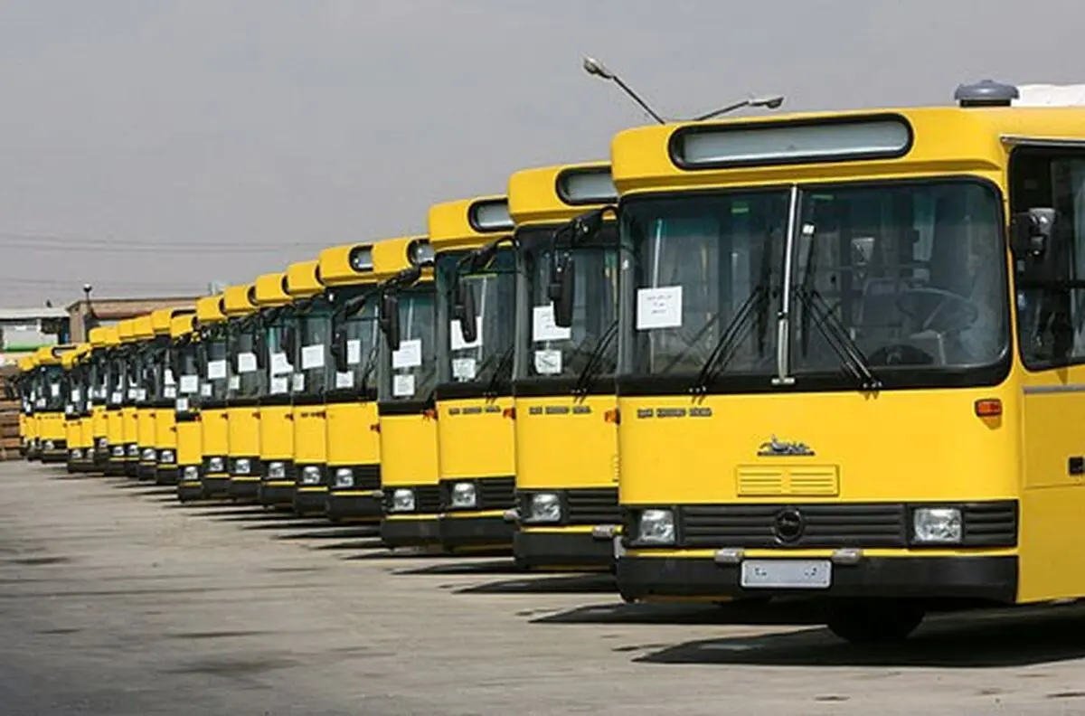 خدمت‌رسانی شرکت واحد اتوبوسرانی تهران برای مراسم تشییع پیکر مطهر ۱۳۵ شهید دفاع مقدس