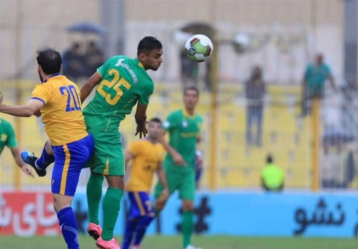 نفت مسجد سلیمان بدون غایب مقابل پرسپولیس