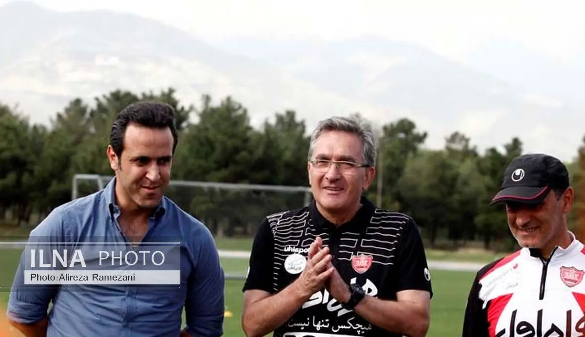 حرف‌های علی کریمی در تمرین پرسپولیس