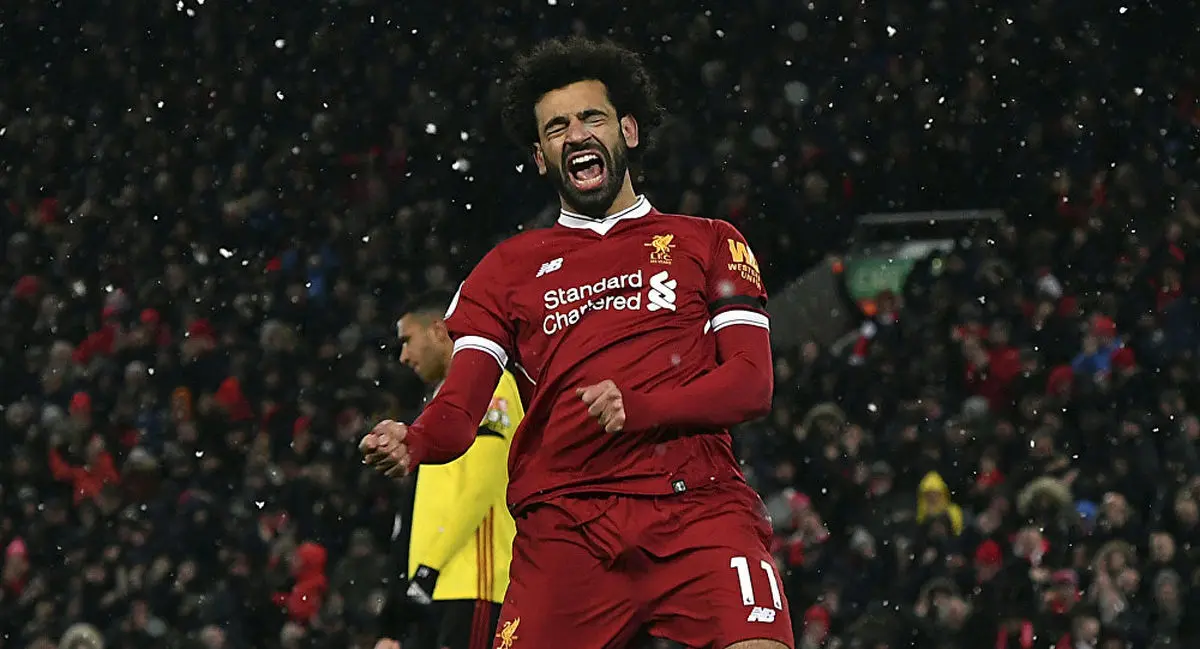 محمد صلاح نیز با بدل خود ملاقات کرد/عکس