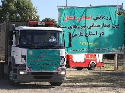 برگزاری رزمایش امداد و انتقال بین بیمارستانی نیروهای مسلح مستقر در استان فارس