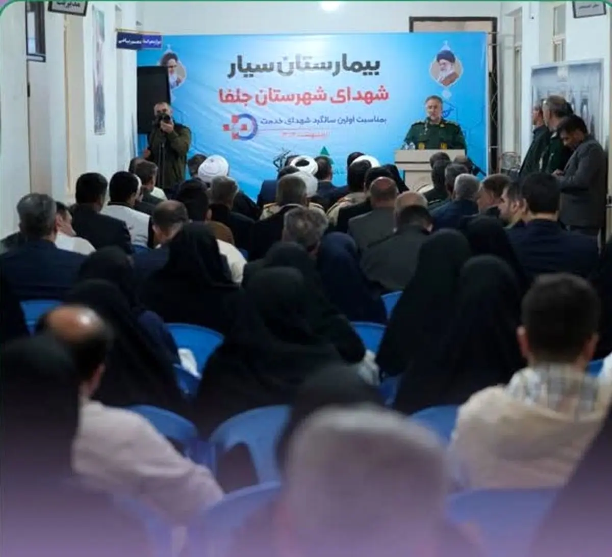 آغاز به کار بیمارستان سیار شهدای شهرستان جلفا