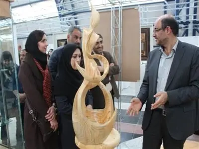افتتاح دوازدهمین دو سالانه ملی نگاره‌های چوبی در ارومیه