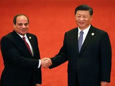 Sisi arrives in Beijing on a state visit

