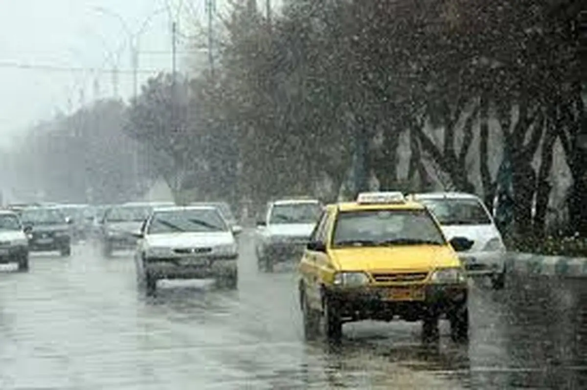 آغاز بارش برف و باران در محورهای چهارمحال و بختیاری
