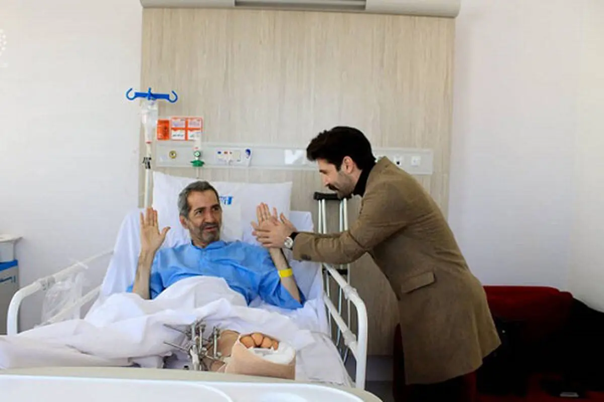 حمید هیراد با فرزند شهریار ملاقات کرد