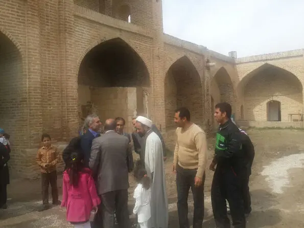 گزارش تصویری از مراحل آماده‌سازی کاروانسرای "ماهیدشت"  کرمانشاه 