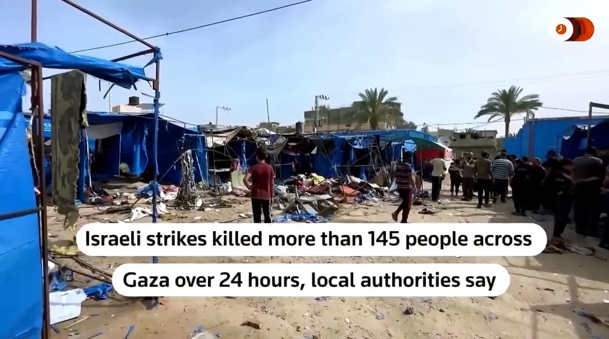شهادت ۱۴۵ فلسطینی در ۲۴ ساعت + فیلم