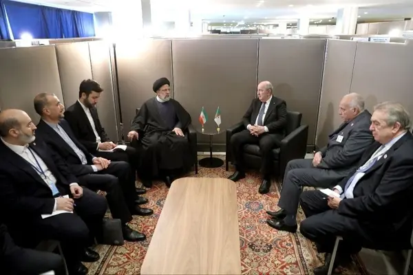 Iranian, Algerian presidents discuss bilateral ties in NY