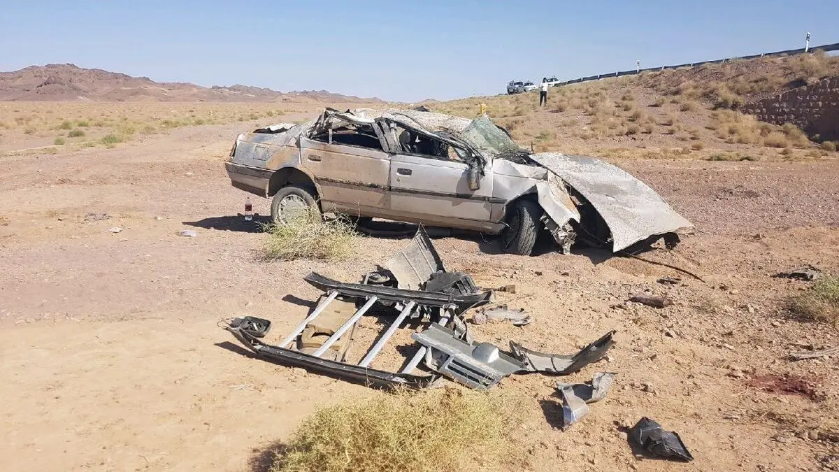 قطع دست یک کودک در حادثه رانندگی در محور بجستان به گناباد
