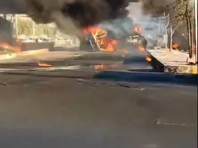 انفجار هولناک در ورودی سنندج جان ۱۰ نفر را گرفت + فیلم