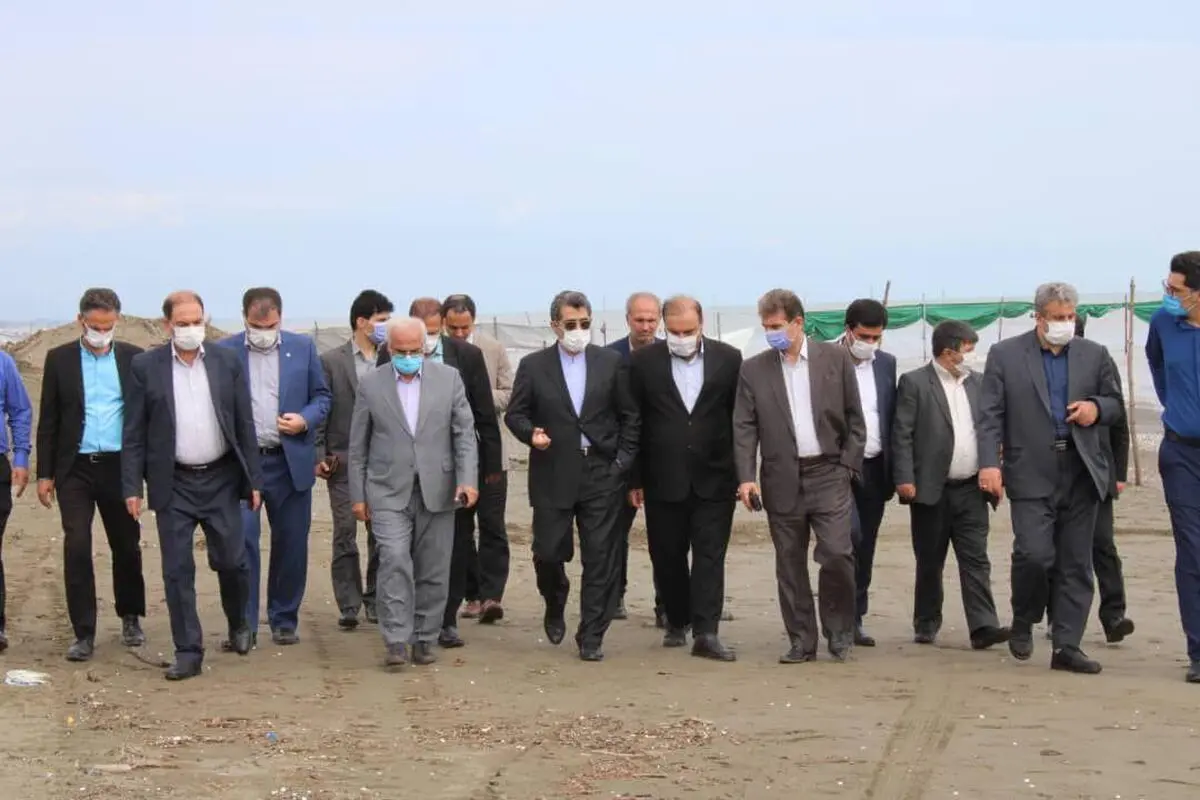 بازدید معاون وزیر کشور از نوار ساحلی شهرستان‌های انزلی و رضوانشهر 