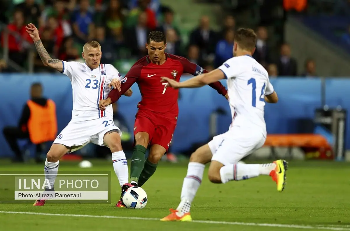 پرتغال 1-1 ایسلند؛ توقف رونالدو و یاران برابر مردان یخی