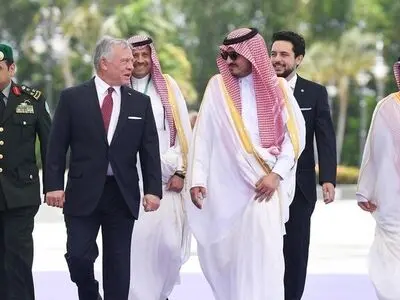 عبدالله دوم وارد عربستان شد