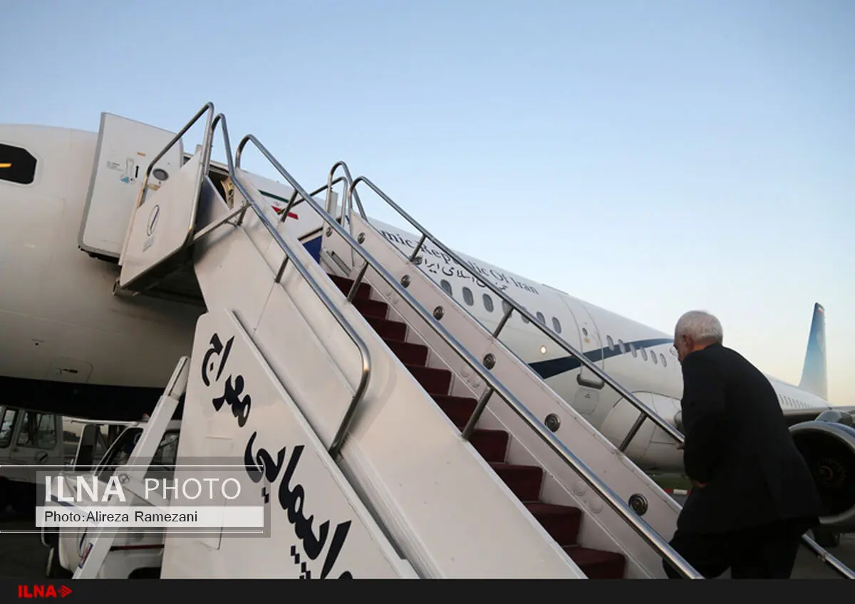 ظریف مسکو را به مقصد تهران ترک کرد