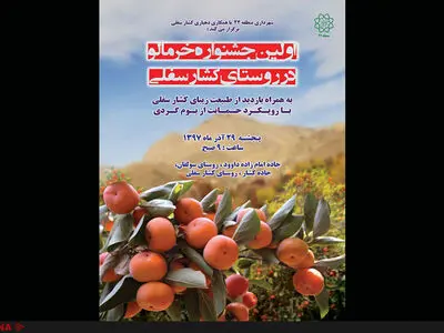 نخستین جشنواره خرمالو برگزار می‌شود