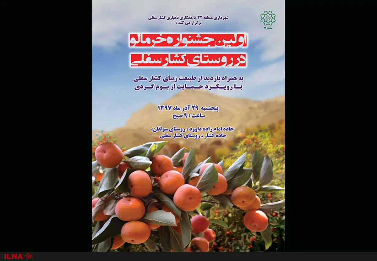 نخستین جشنواره خرمالو برگزار می‌شود