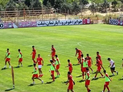 گزارش تصویری تمرین صبح امروز تراکتورسازی