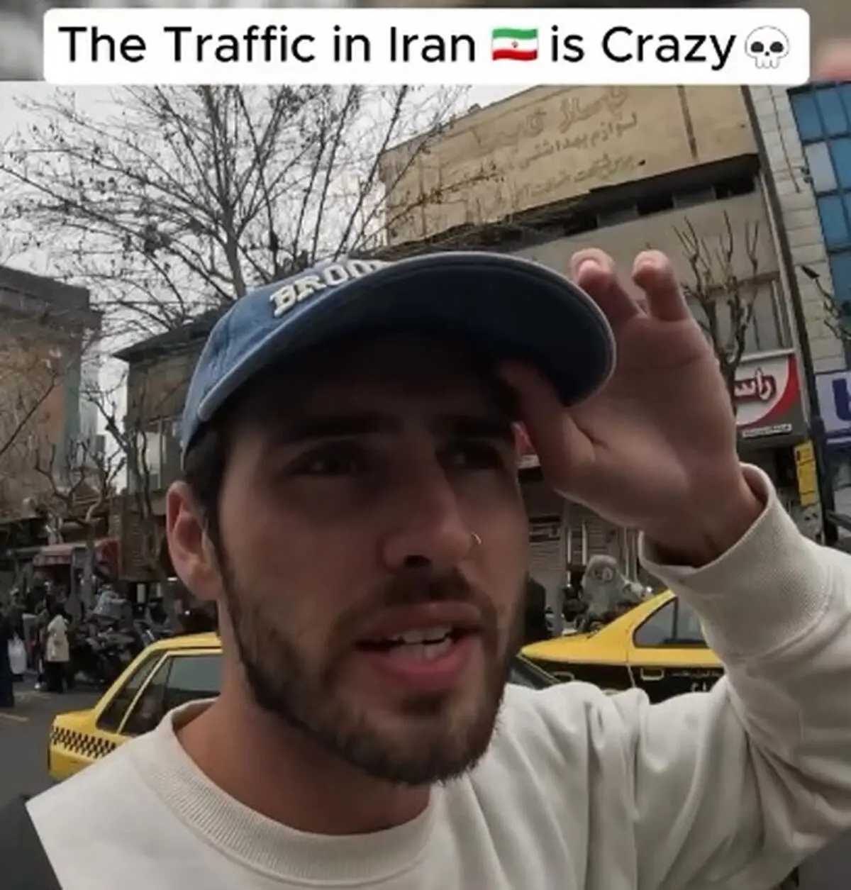 توریست استرالیایی، ترافیک تهران را دیوانه‌کننده خواند! + فیلم