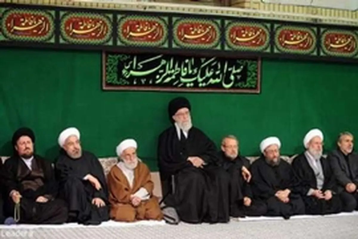 مراسم شام غریبان شهادت حضرت زهرا(س) برگزار شد