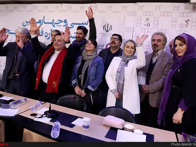نشست خبری فیلم آبنبات چوبی به کارگردانی امان منطقی