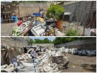 جمع آوری ۹ واحد آلاینده تفکیک ضایعات در شهریار