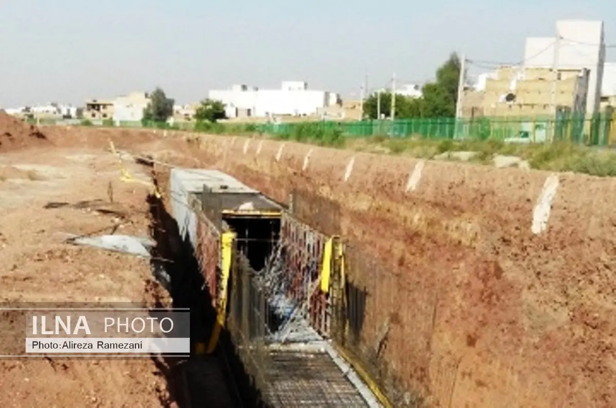 سرپوشیده شدن کانال انتقال آب تهران به ورامین در مناطق مسکونی 