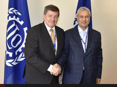 دیدار وزیر کار ایران با مدیرکل سازمان جهانی کار