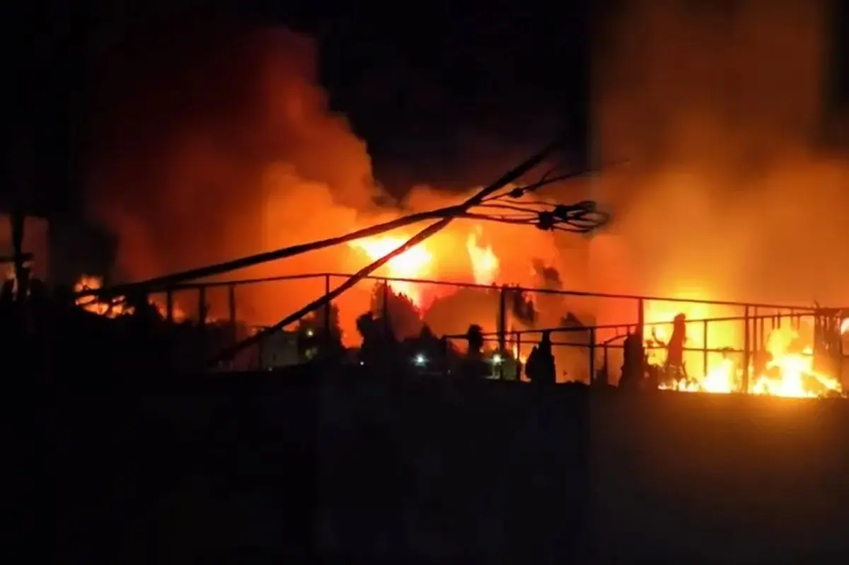 آتش‌سوزی گسترده در نزدیکی یک پایگاه نظامی رژیم صهیونیستی